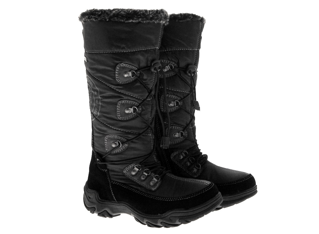 WOMENS LADIES GIRLS SNOW BOOTS WATERPROOF ZIP FUR LINED MUCKER WELLIES